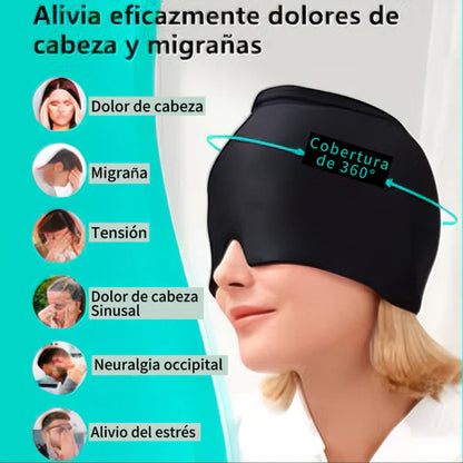 GORRO DE GEL ALIVIO DE MIGRAÑA