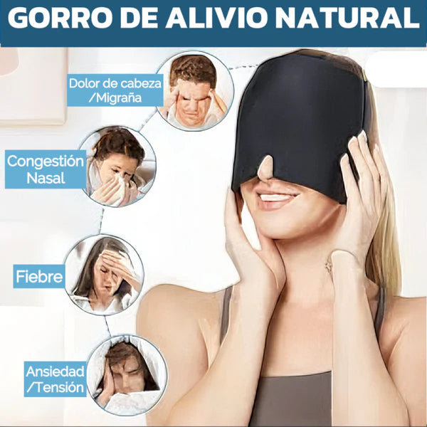 GORRO DE GEL ALIVIO DE MIGRAÑA